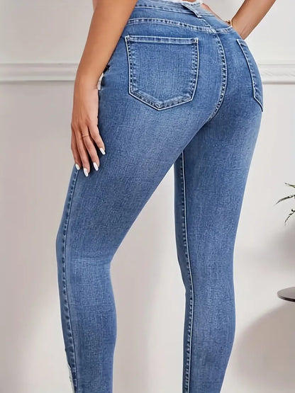 Skinny Slimming High Waist Denim Women's Pants