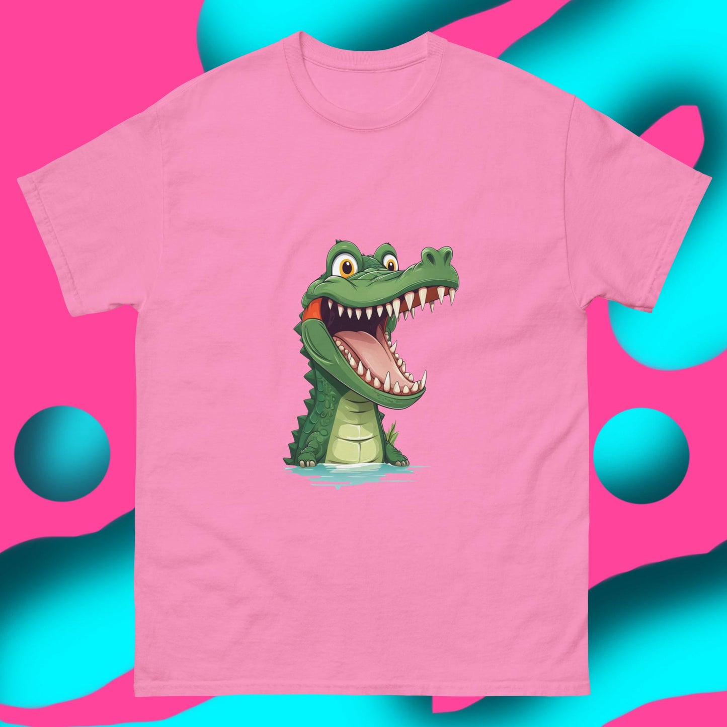 funny crocodile Men's classic tee