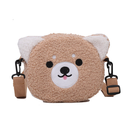 Women&#039;s Bag Autumn And Winter New Cute Doll Women&#039;s Shoulder Bag Fashionable Western Style Crossbody Small Round Bag Student Mobile Phone Bag